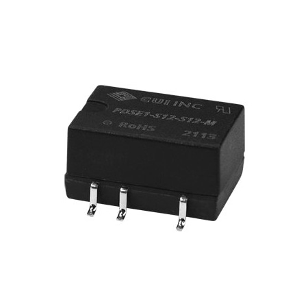 Cui Inc DC to DC Converter, 5V DC to 12/-12V DC, 1VA, 0 Hz, Surface ...