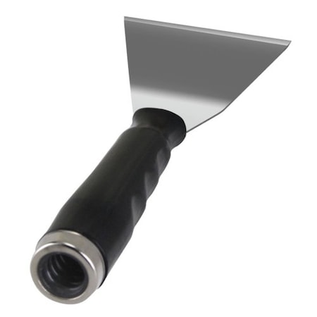 Warner 4 in SS Bent Pole Scraper w/Threaded Handle 10739 | Zoro