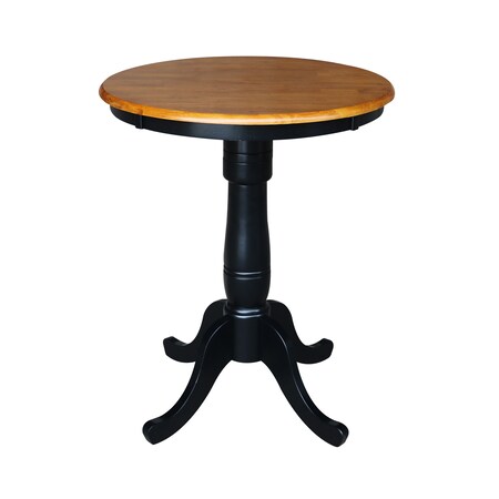 International Concepts Round 30 in Round Top Pedestal Table, 34.9 inH ...