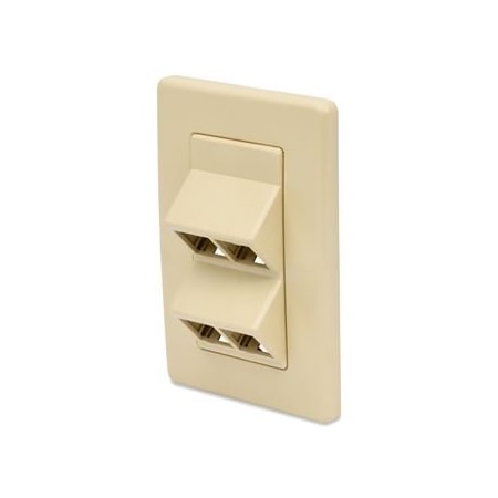 Belden 12 PORT FACEPLATE FLUSH MOUNT, 2 GANG USE WITH MDVO INSERTS ...