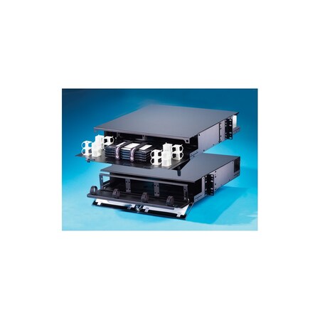 Ortronics 2U SPLICE/PATCH RACK MOUNT, HOLDS 6 ADAPTER PANELS AND 6 ...