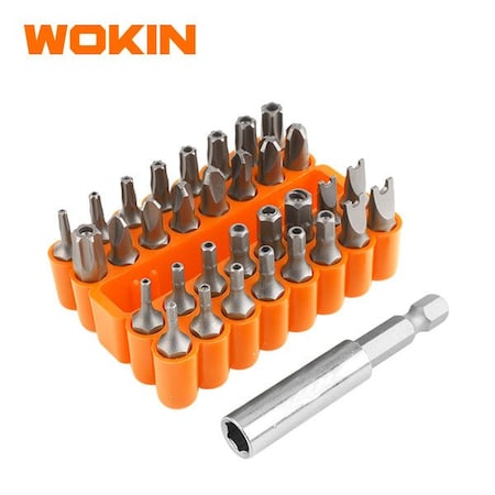 Work Bit Wokin 33 Piece Security Bit Set 212333 | Zoro