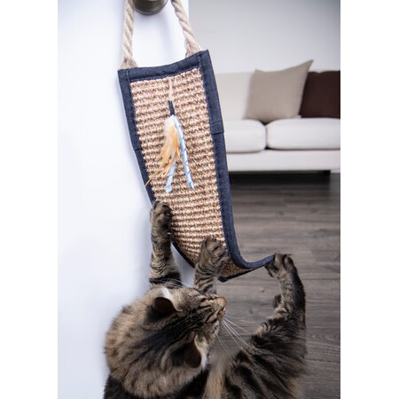 hanging cat scratcher