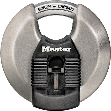 Master Lock Magnum Series Padlock, Keyed Different Key, Shrouded Shackle,  716 in Dia Shackle, 318 in W Body M50XKAD