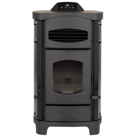 Us Stove Co AP5780B Pellet Stove, 2200 sqft Heating, Black AP5780B/E | Zoro