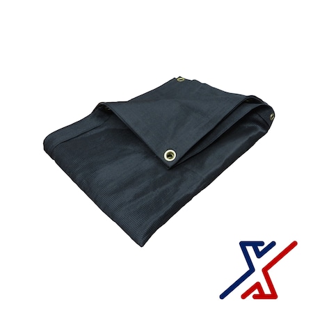 Tools Tarp X1 Tools Heavy Duty Tarp, 8 ft x 40 ft, Black X1T-CAN-MES-BLA-4008 | Zoro