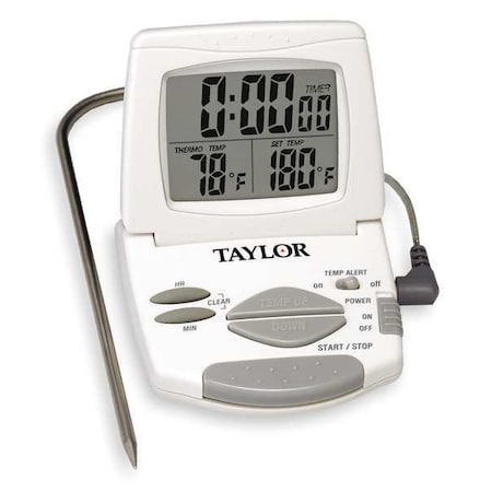 Taylor Multiline LCD Digital Food Service Thermometer with 32 to 392 (F) 1470