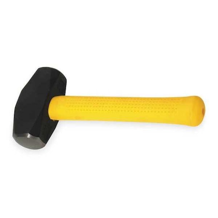 Westward Hand Drilling Hammer, 3 Lb, Fiberglass 2DBU5