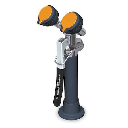 Watersaver Plumbed Eyewash, Counter Mount, Plumbed, 11 11/12 in H., 4 1/6 in W EW1022