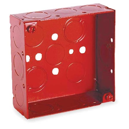 Raco Electrical Box, 21 cu in, Square Box Type, 2 Gangs, Galvanized Steel, Square Shape 911-9