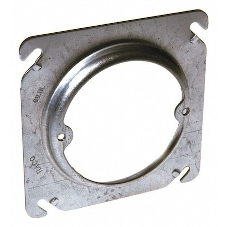 Raco Fixture Cover, 1 Gang, Galvanized steel, Square Box Type 759