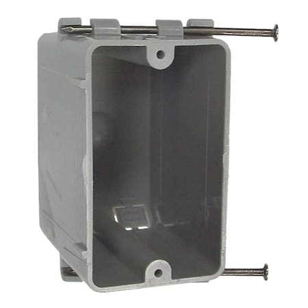 Raco Electrical Box, 20.3 cu in, Cable Box Type, 1 Gang, PVC, Rectangular Shape 7820RAC