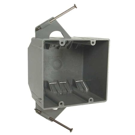 Raco Electrical Box, 32.5 cu in, Cable Box Type, 2 Gangs, PVC, Rectangular Shape 7835RAC