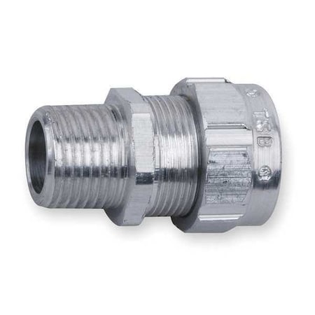 Abb Liquid Tight Connector, 1 in., Silver 2942AL