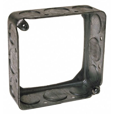 Raco Extension Ring, 2 Gangs, Steel, Square Box Type 202