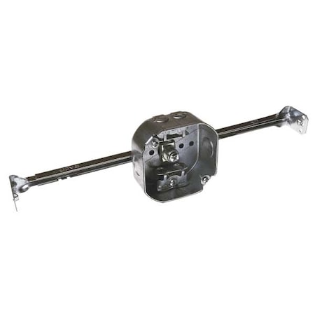 Raco Electrical Box, 15.5 cu in, Octagon Box Type, 2 Gangs, Galvanized Steel, Octagon Shape 325