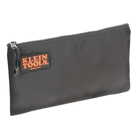 KLEIN TOOLS Tool Bag, Cordura(R) Ballistic Nylon, 1 Pockets, Black, 7" Height 5139B