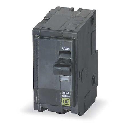 Square D Miniature Circuit Breaker, QO Series, 40A, 2 Pole, 120/240V AC, 22kA at 120/240V AC QO240VH