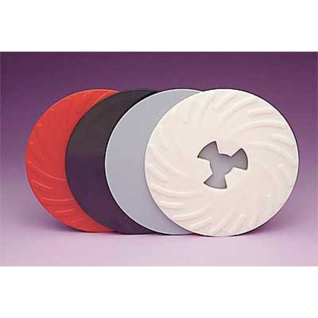 3M Disc Pad Ribbed Face Plate, 5 in D, PK10 81733