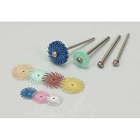 Scotch-Brite Radial Bristle Disc, TC, 3/4 Dia, 80G, PK192 61500147972