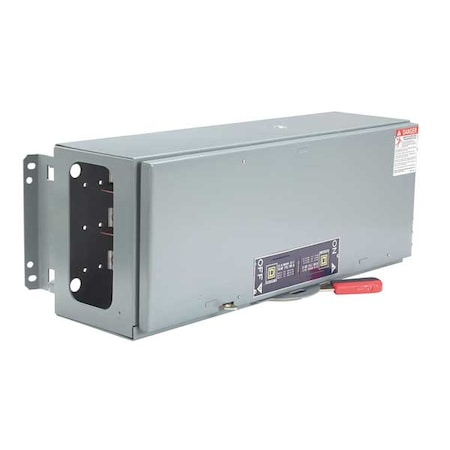 Square D Fusible Switch, 600V AC/250V DC, 600A, 3 Poles QMB366W