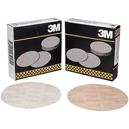 3M PSA Sanding Disc, Film, 6in, P1000G, PK400 01319