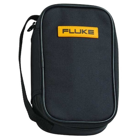 Fluke Soft Carrying Case, 8-1/2 In. D, Black/Ylw C35
