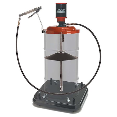 Lincoln Industrial Portable Grease Pump, 120 lb./16 gal, 50:1 9917