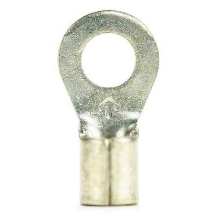 3M Ring Terminal, #10 Stud Size, 10 AWG, 600 V, Bare Insulated, Bare, Crimp Termination Only, 500 PK MU10-10RK