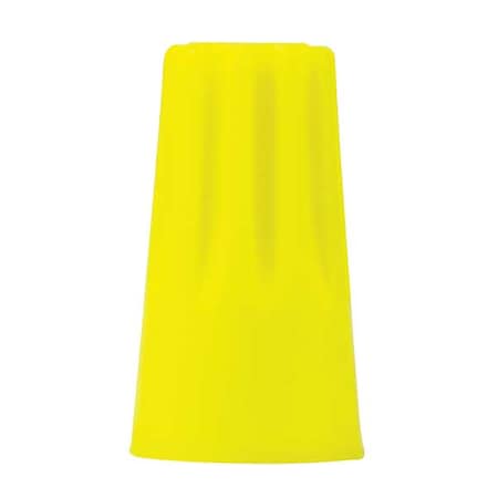 3M Twist-On Wire Connector, 12 AWG Max, Yellow, Vinyl Insulation, 600 V, 1000 PK H-33-BIN