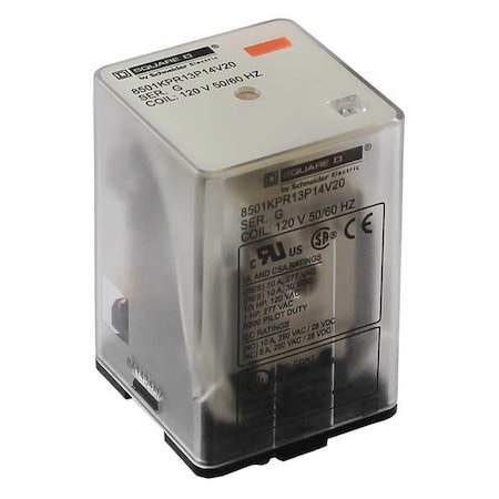 Schneider Electric Socket, General Purpose Relay, Octal, 10 A, 11 Pins 8501KPR13P14V20