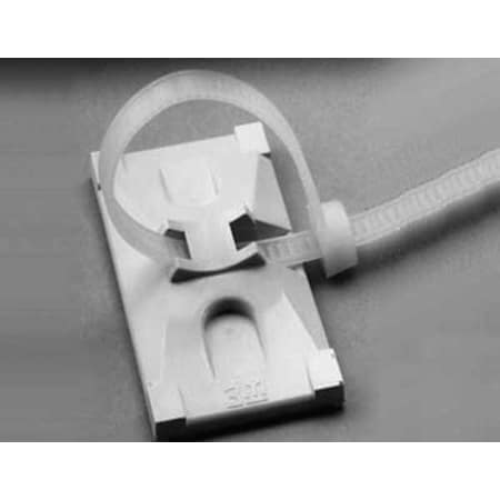 3M Cable Tie Mounting Base, ABS, Beige, 2 in L CTB2X1BGA-C