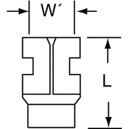 3M Female Flag Discon, Bare, 16-14AWG, PK1000 MU14-250DFHT/FLAGK