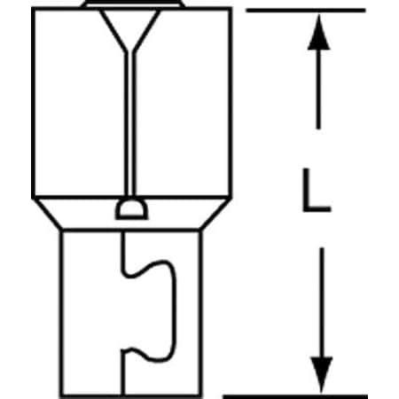 3M Female Disconnect, Bare, 12-10AWG, PK500 MI10-250DFK