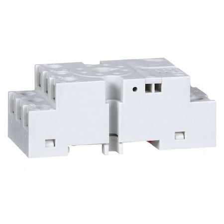 Schneider Electric Relay Socket, Standard, Octal, 8 Pin, 16A 8501NR52