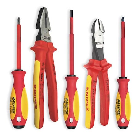 Knipex Insulated Tool Set, 5 pc. 9K 98 98 21 US