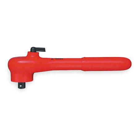 Knipex Insulated Ratchet, 1/2 in Dr, 10-1/2 in. L 98 41