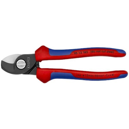 Knipex 6-1/2" Cable Shear, Shear Cut 95 12 165 SBA