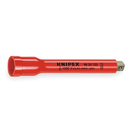 Knipex Insulated Socket Extension, 3/8" Dr, 5" L 98 35 125
