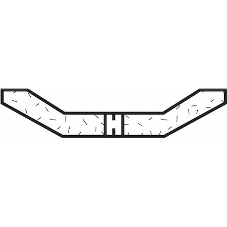 Norton Abrasives Dish Grinding Whl, 6x1/2x1-1/4, AO, 60G, PK5 66252836977