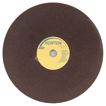 Norton Abrasives Abrasive Cut-Off Wheel, Type 1, 7 in Dia, 0.0625 in Thick, 1/2 in Arbor Hole Size, Aluminum Oxide 66252922672