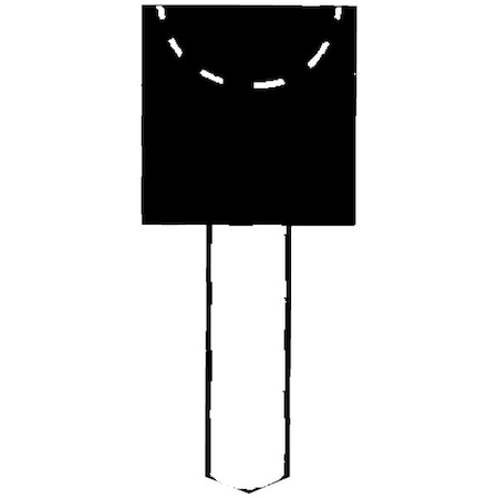 Norton Abrasives VitrifiedMountedPoint, 3/8 x 3/8in, 60G 61463624481