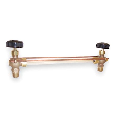 Apollo Valves Water Gauge, Pipe Size 3/4 In, MNPT 2020700