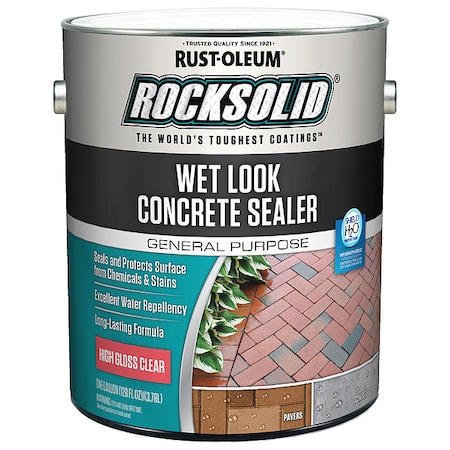 Rust-Oleum Sealer, Gloss Finish, Clear, Water Base 317927