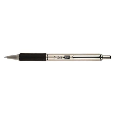 Zebra Pen Retractable Ballpoint Pen, Fine 0.7 mm, Black 29211