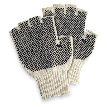 CONDOR Knit Glove, Poly/Cotton, L, PR 2ELK5