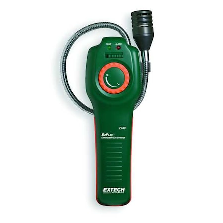 Extech Combustible Gas Detector, Flex Gooseneck EZ40