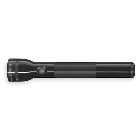 Maglite Black No Led Industrial Handheld Flashlight, 168 lm TT3D016K