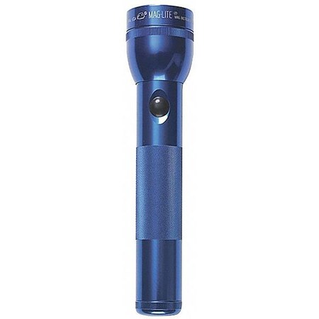 Maglite Blue No Led Industrial Handheld Flashlight, Alkaline D, 168 lm ...