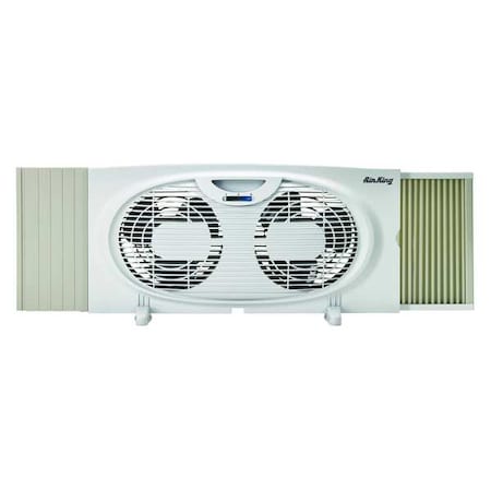 AIR KING 7" Window & Table Fan, 2 Speeds, 120VAC 9137